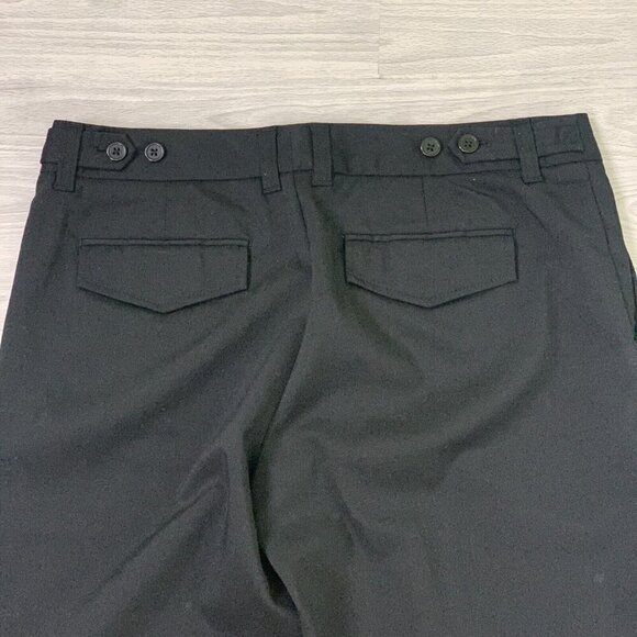 Gap Bermuda Shorts Sz 6 Black Pedal Pusher Capri Career Stretch Womens - Picture 5 of 8